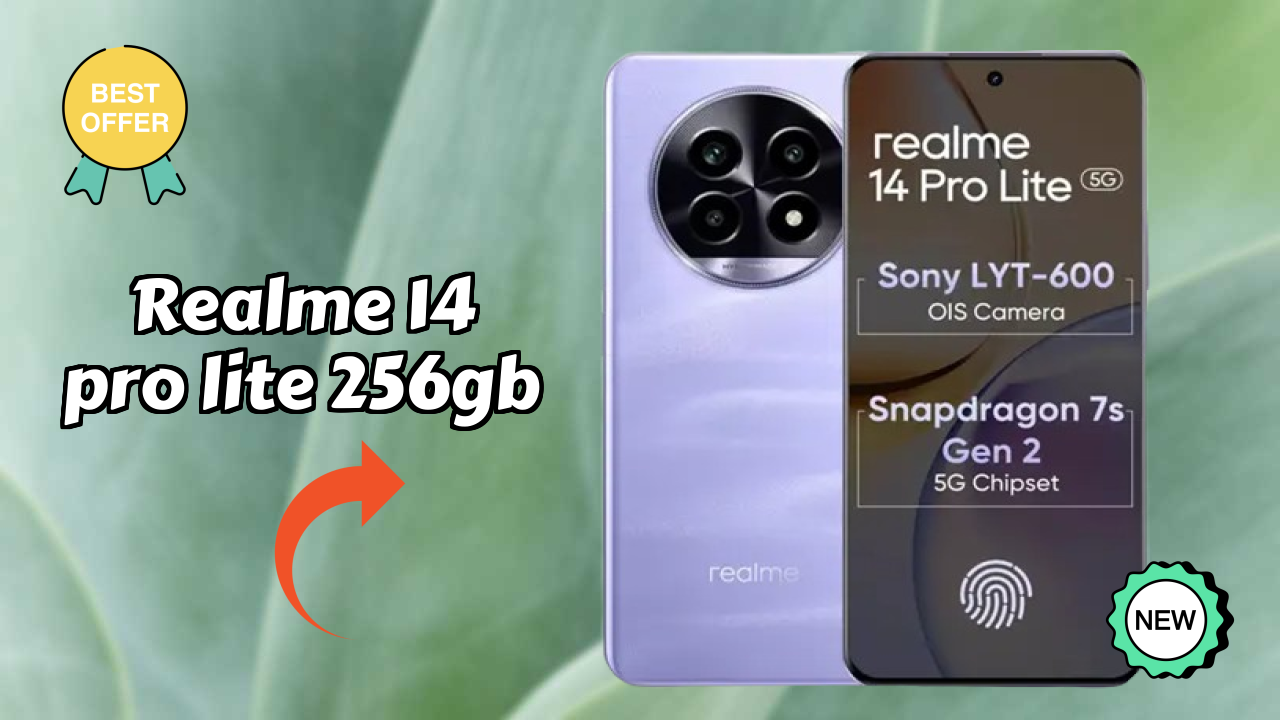 Realme 14 Pro Lite 256GB Camera Quality: 50 MP + 8 MP Rear Camera Low Light